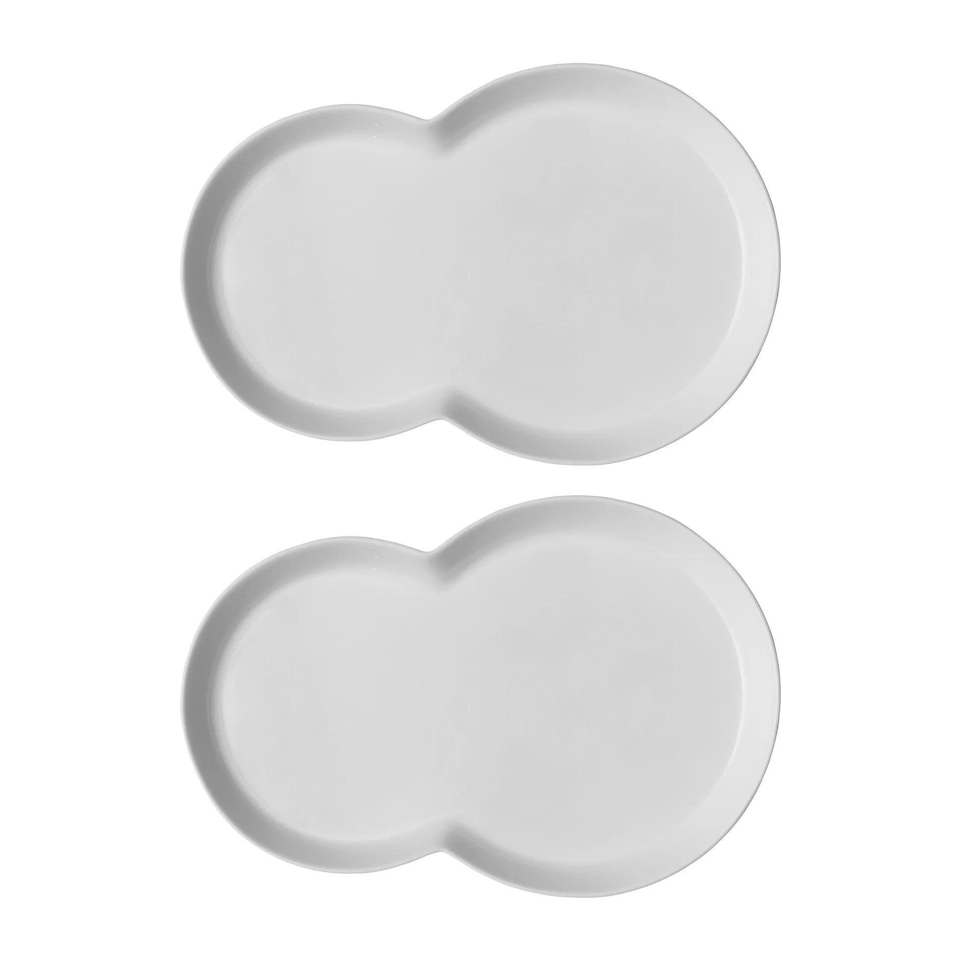 Vipp214 tallrik brunch 16x24 cm 2-pack, White Vipp