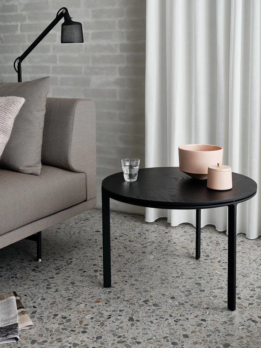 Vipp423 soffbord Ø60x40,5 cm, Dark oak veneer Vipp