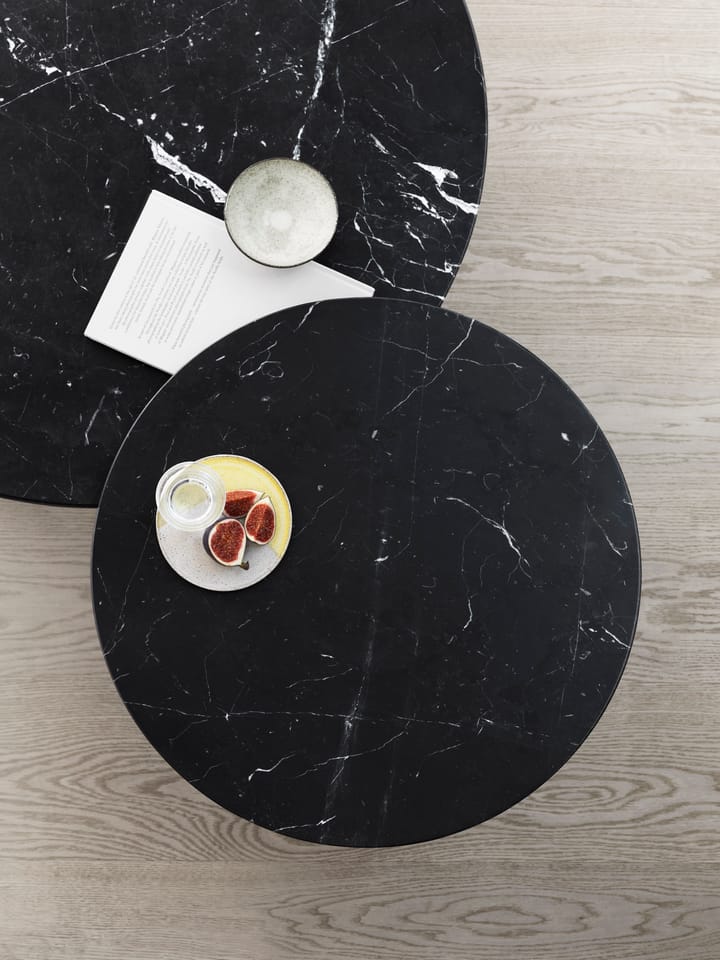 Vipp423 soffbord marmor Ø60x40,5 cm, Black Vipp