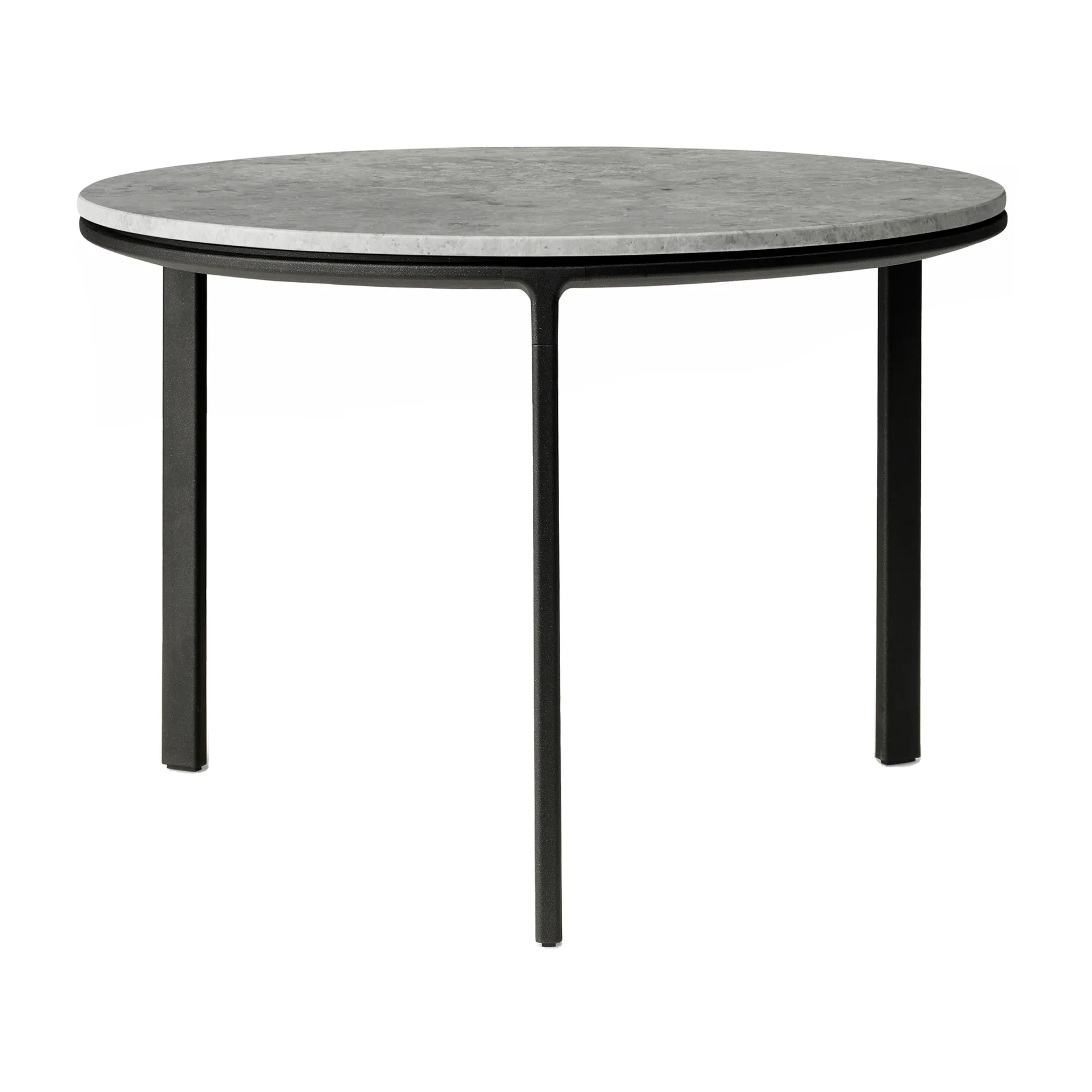 Vipp423 soffbord marmor Ø60x40,5 cm, Sky grey Vipp