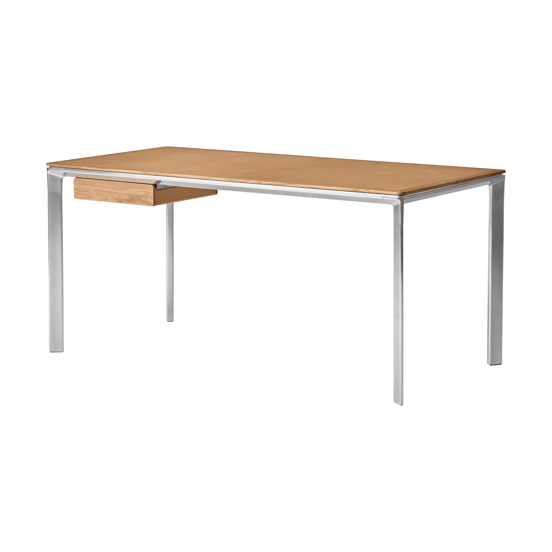 Vipp432 skrivbord, Camel leather-light oak Vipp