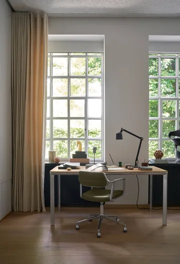 Vipp432 skrivbord - Camel leather-light oak - Vipp