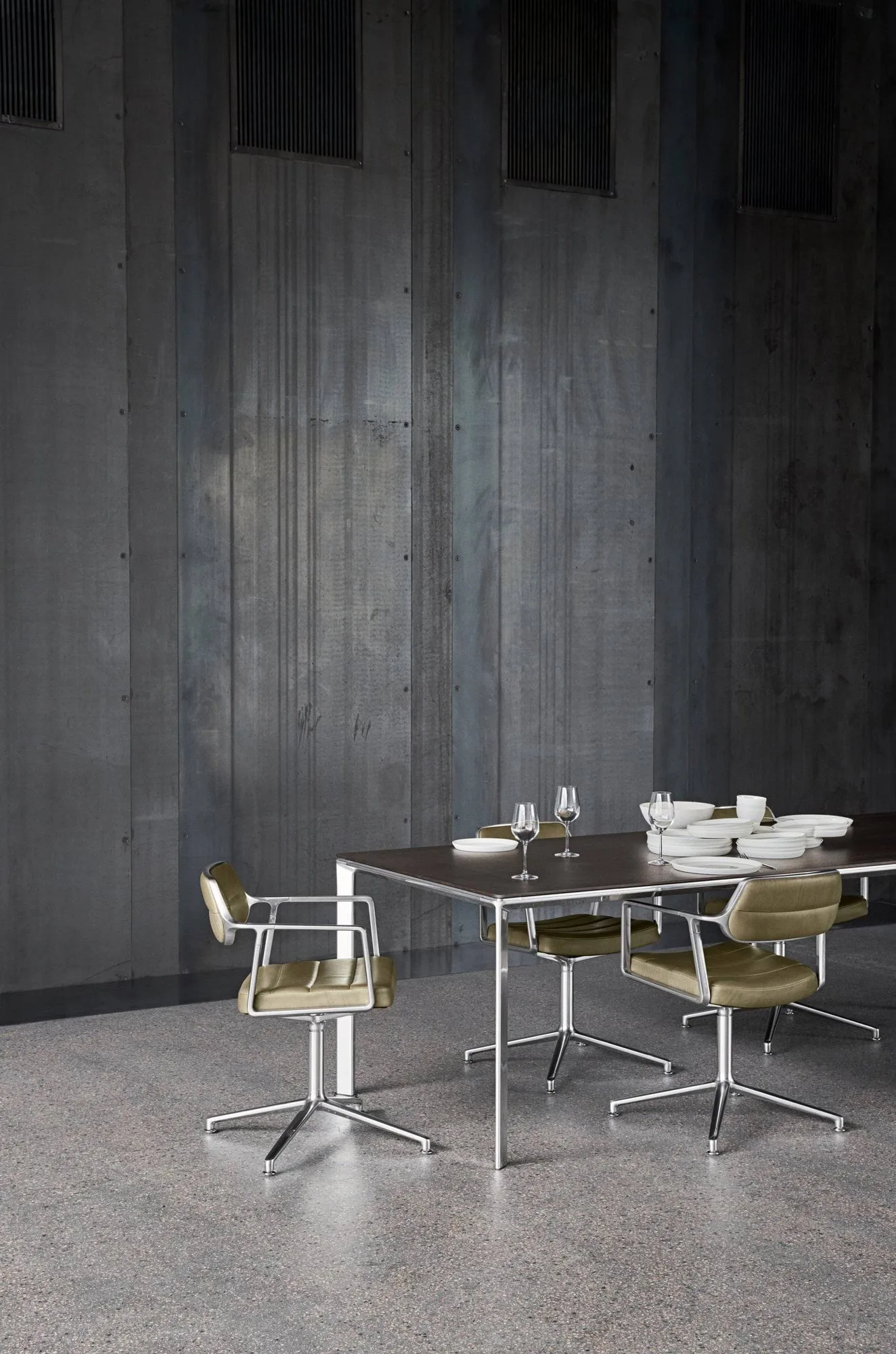 Vipp434 matbord, Dark oak, large Vipp