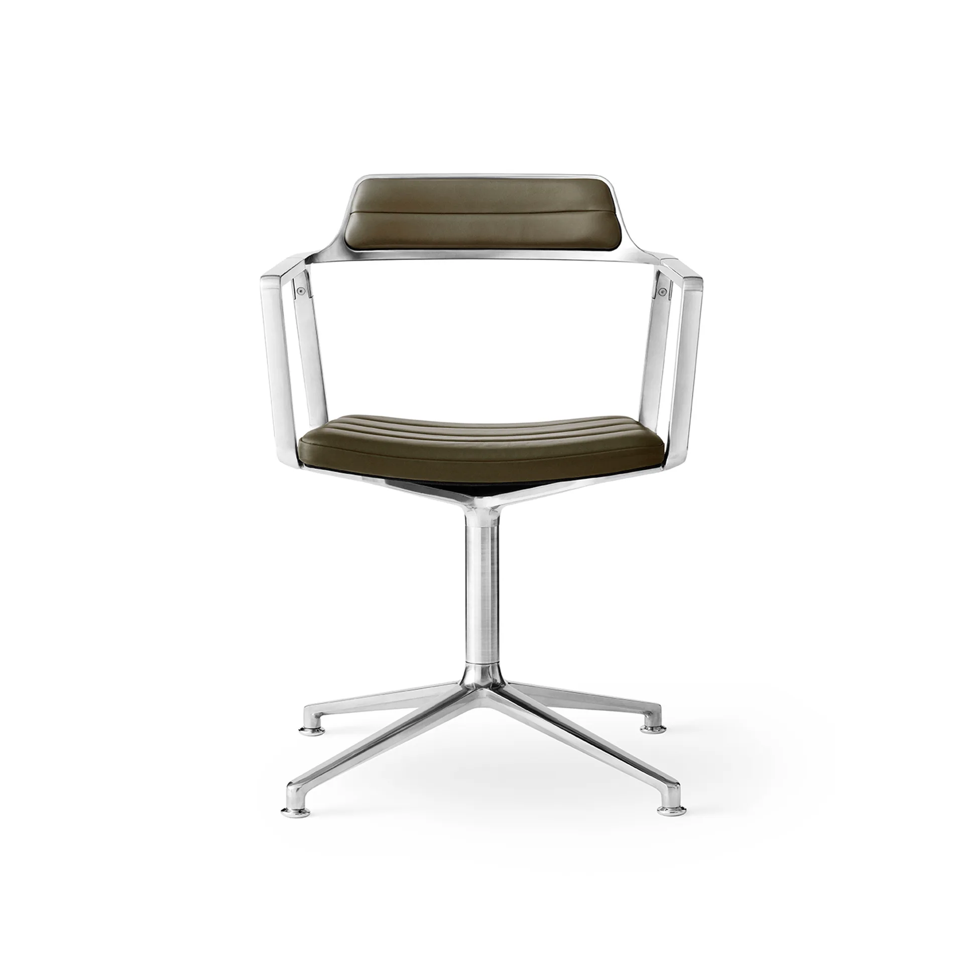 Vipp452 Swivel kontorsstol, Pol. aluminium-bosco green Vipp