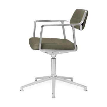 Vipp453+ Swivel kontorsstol - Pol. aluminium-bosco green - Vipp