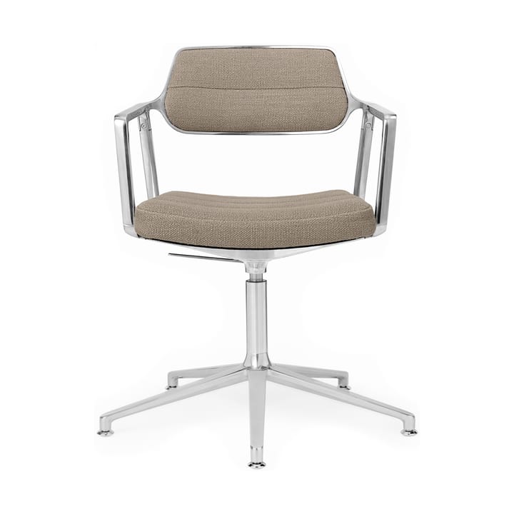 Vipp453+ Swivel kontorsstol - Pol. aluminium-dark sand - Vipp