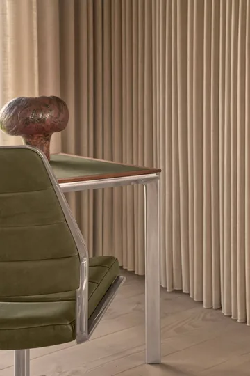 Vipp454 Swivel chair kontorsstol - Bosco leather green-polished aluminium - Vipp