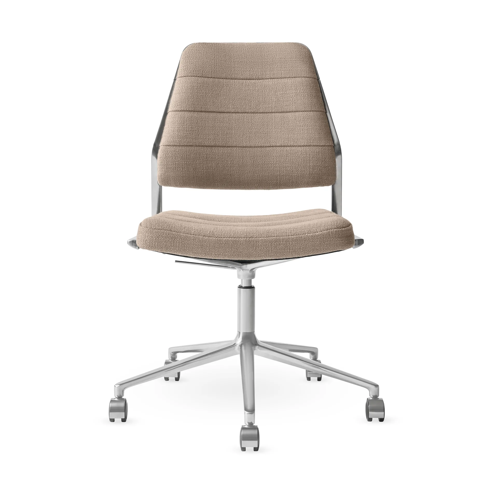 Vipp454+ Swivel chair kontorsstol med hjul, Tide dark sand-polished aluminium Vipp Vipp454+ Swivel chair kontorsstol med hjul, Tide dark sand-polished aluminium Vipp