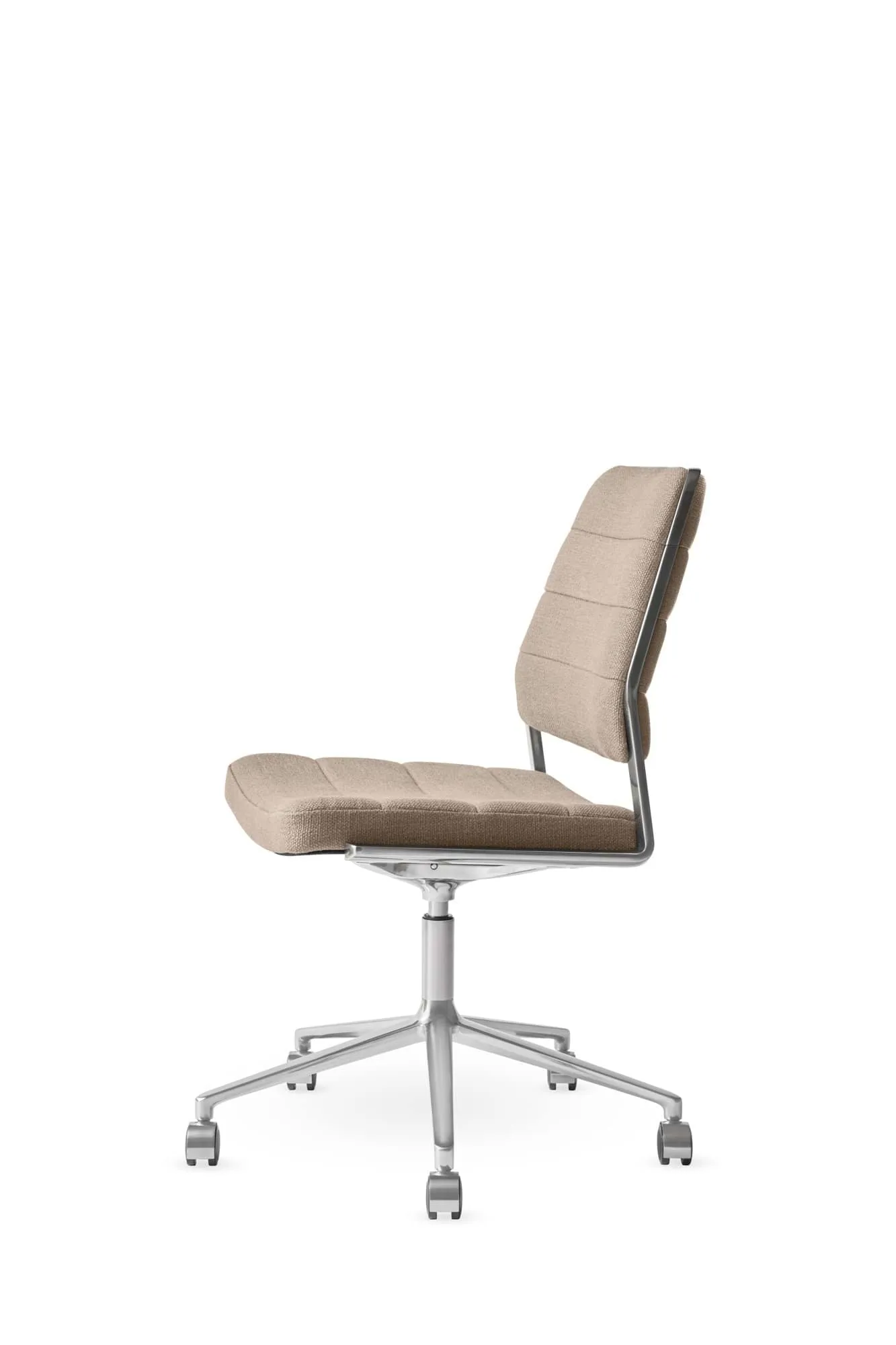 Vipp454+ Swivel chair kontorsstol med hjul, Tide dark sand-polished aluminium Vipp Vipp454+ Swivel chair kontorsstol med hjul, Tide dark sand-polished aluminium Vipp