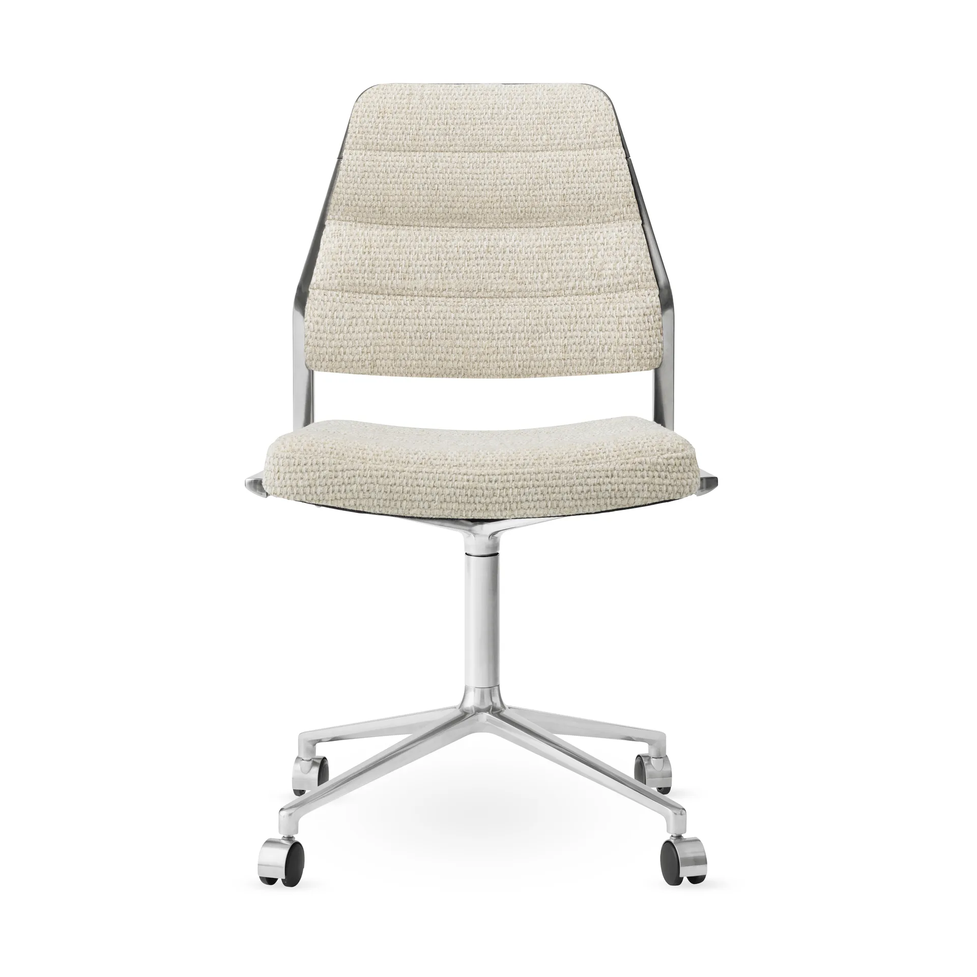 Vipp454 Swivel chair kontorsstol med hjul, Wavy-polished aluminium Vipp Vipp454 Swivel chair kontorsstol med hjul, Wavy-polished aluminium Vipp