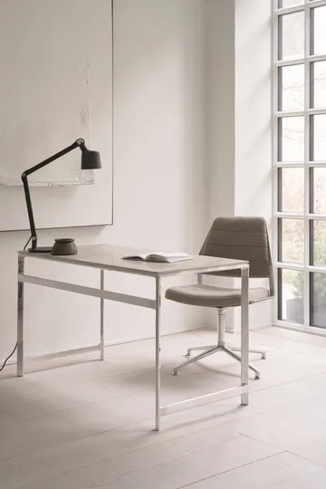 Vipp454 Swivel chair kontorsstol - Tide dark sand-polished aluminium - Vipp