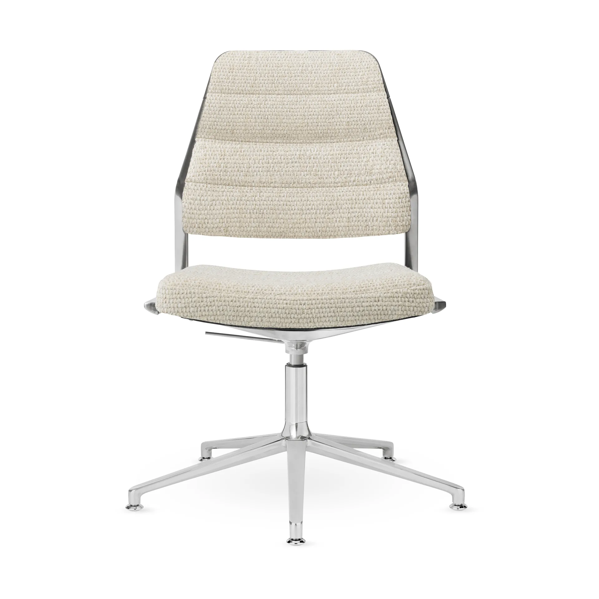 Vipp454+ Swivel chair kontorsstol, Wavy-polished aluminium Vipp