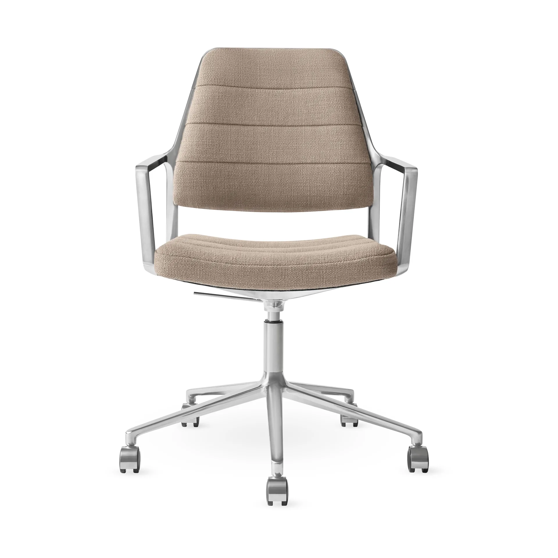 Vipp455+ Swivel chair kontorsstol med hjul, Tide dark sand-polished aluminium Vipp Vipp455+ Swivel chair kontorsstol med hjul, Tide dark sand-polished aluminium Vipp