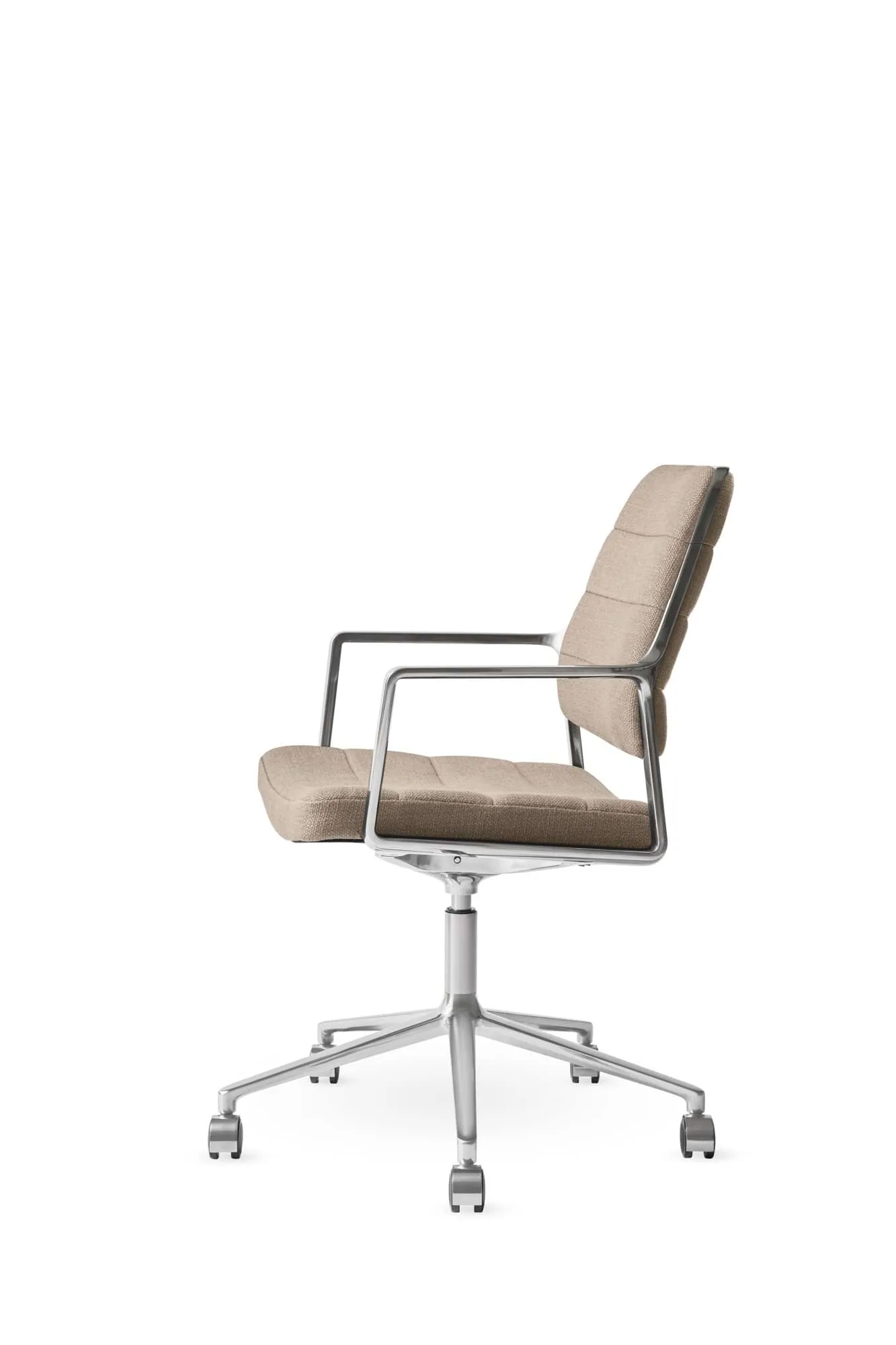 Vipp455+ Swivel chair kontorsstol med hjul, Tide dark sand-polished aluminium Vipp Vipp455+ Swivel chair kontorsstol med hjul, Tide dark sand-polished aluminium Vipp