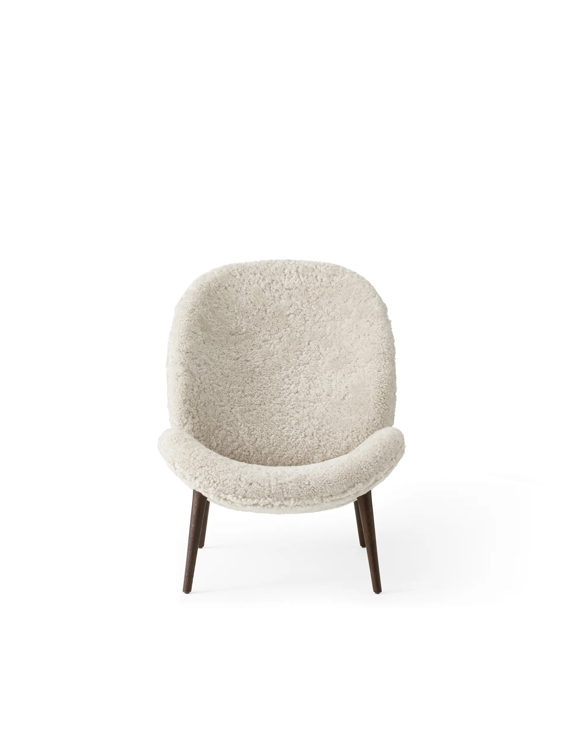 Vipp466 Lodge loungefåtölj, Dark oak-Curly 09 Vipp