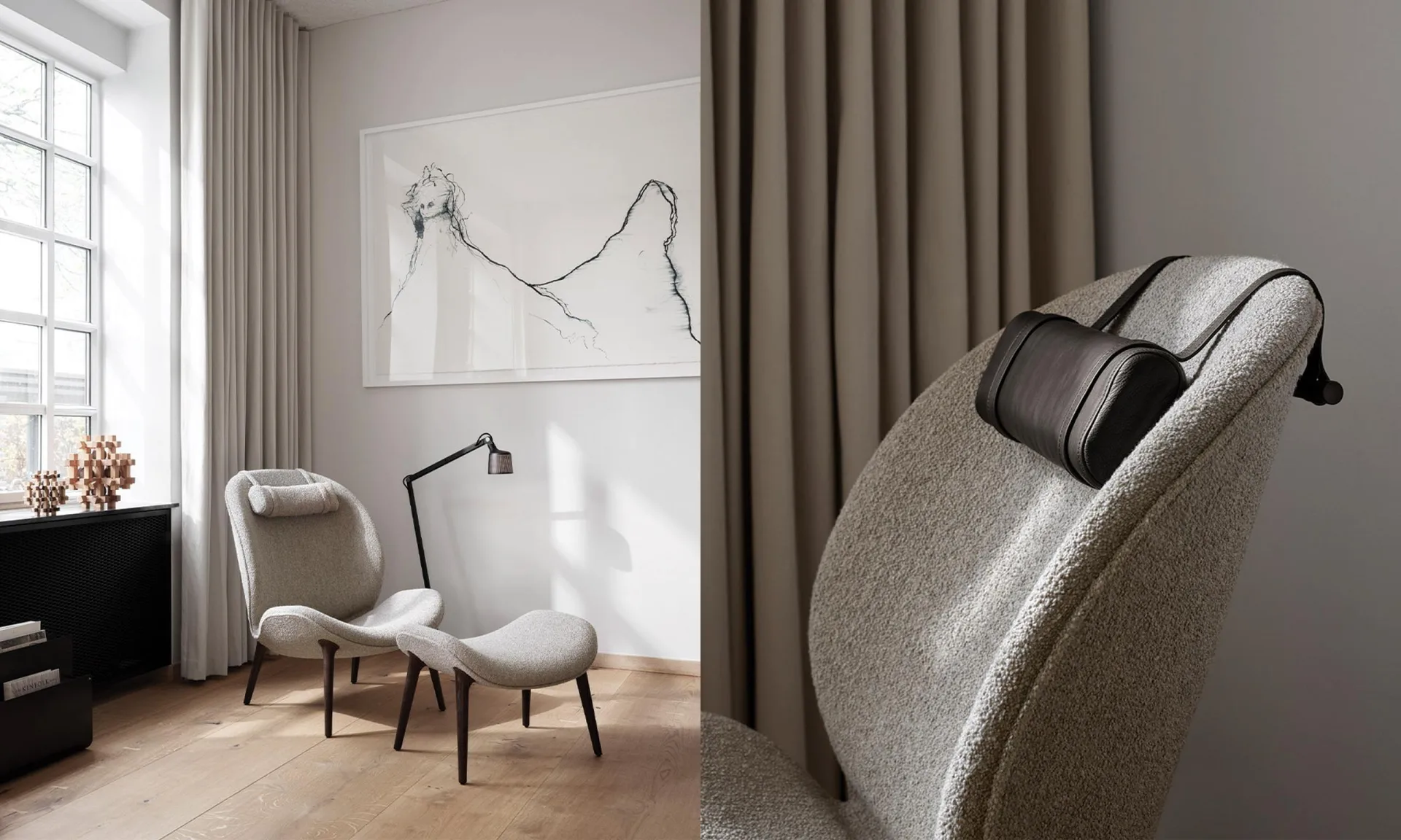 Vipp468 nackkudde för Lodge loungefåtölj, Soprano 03 Vipp