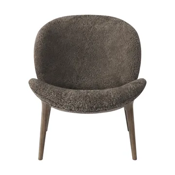 Vipp469 Lodge loungefåtölj low back - Curly 07 umber-dark oak - Vipp