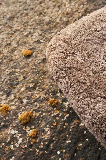 Vipp469 Lodge loungefåtölj low back - Curly 09 off white-dark oak - Vipp