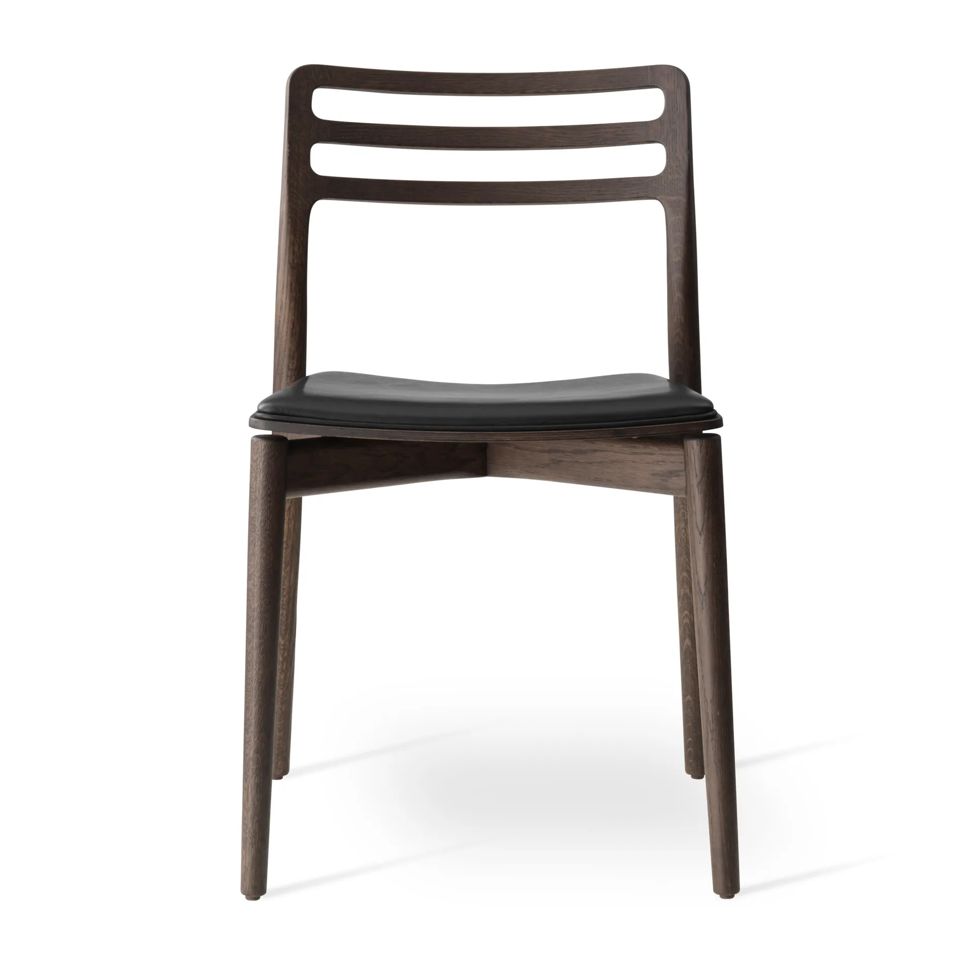 Vipp481 Cabin stol, Dark oak-black leather Vipp