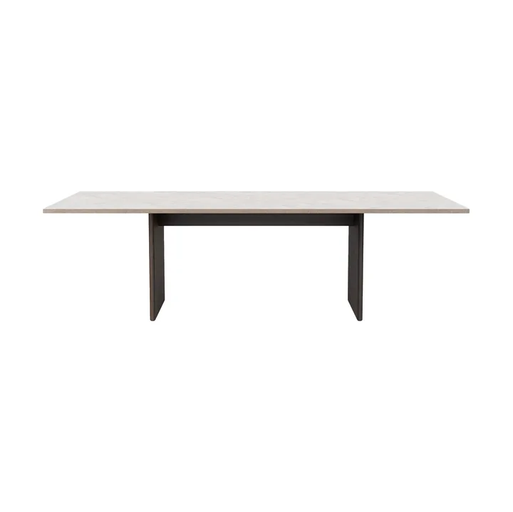 Vipp496 Cabin square bord - Jura Grau Blau-dark oak, 250x100x74 cm - Vipp