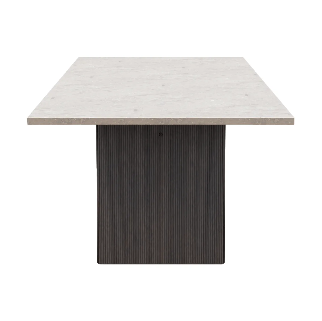 Vipp496 Cabin square bord, Jura Grau Blau-dark oak, 250x100x74 cm Vipp
