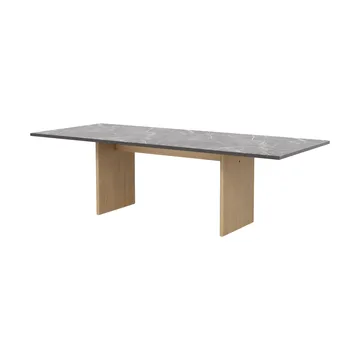 Vipp496 Cabin square bord - Pietra Grey-light oak, 250x100x74 cm - Vipp