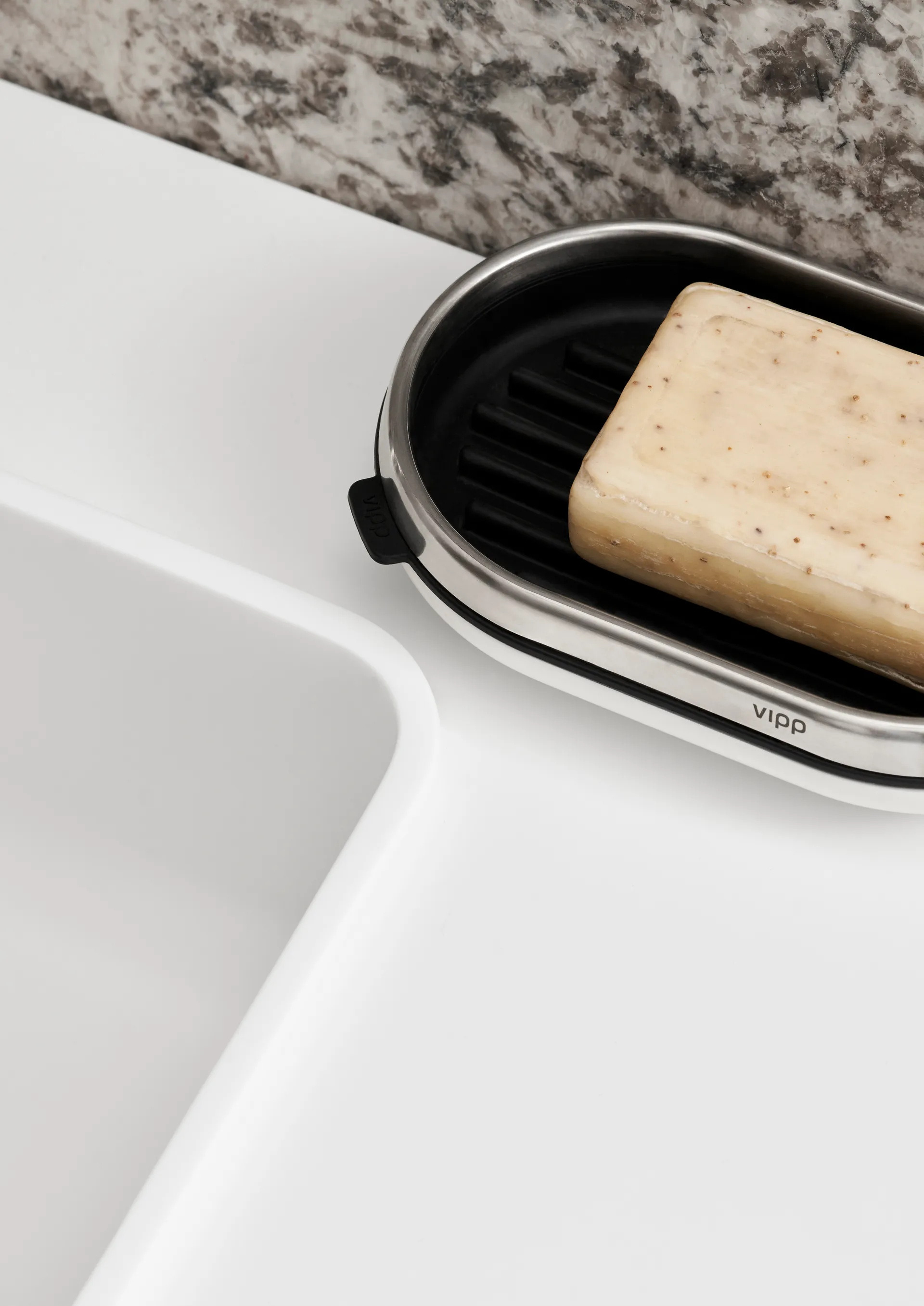 Vipp5 tvålfat, White Vipp