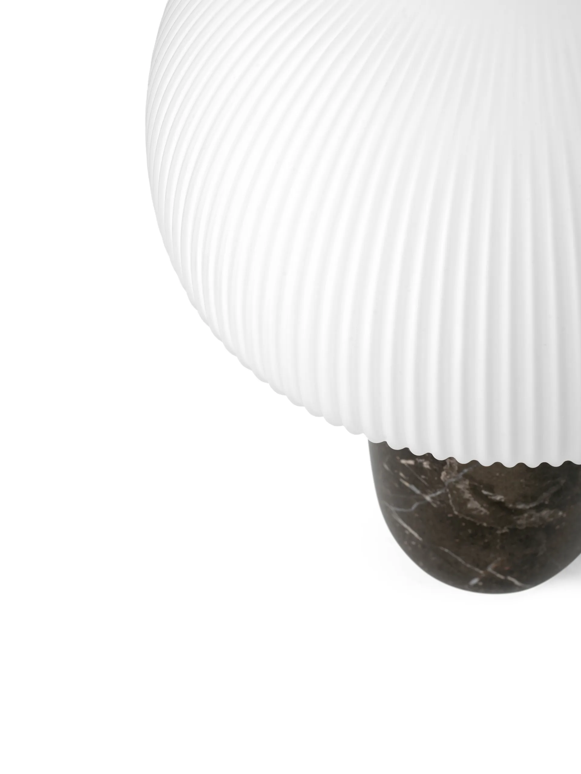 Vipp591 Sculpture bordslampa liten 39 cm, Grey marble Vipp