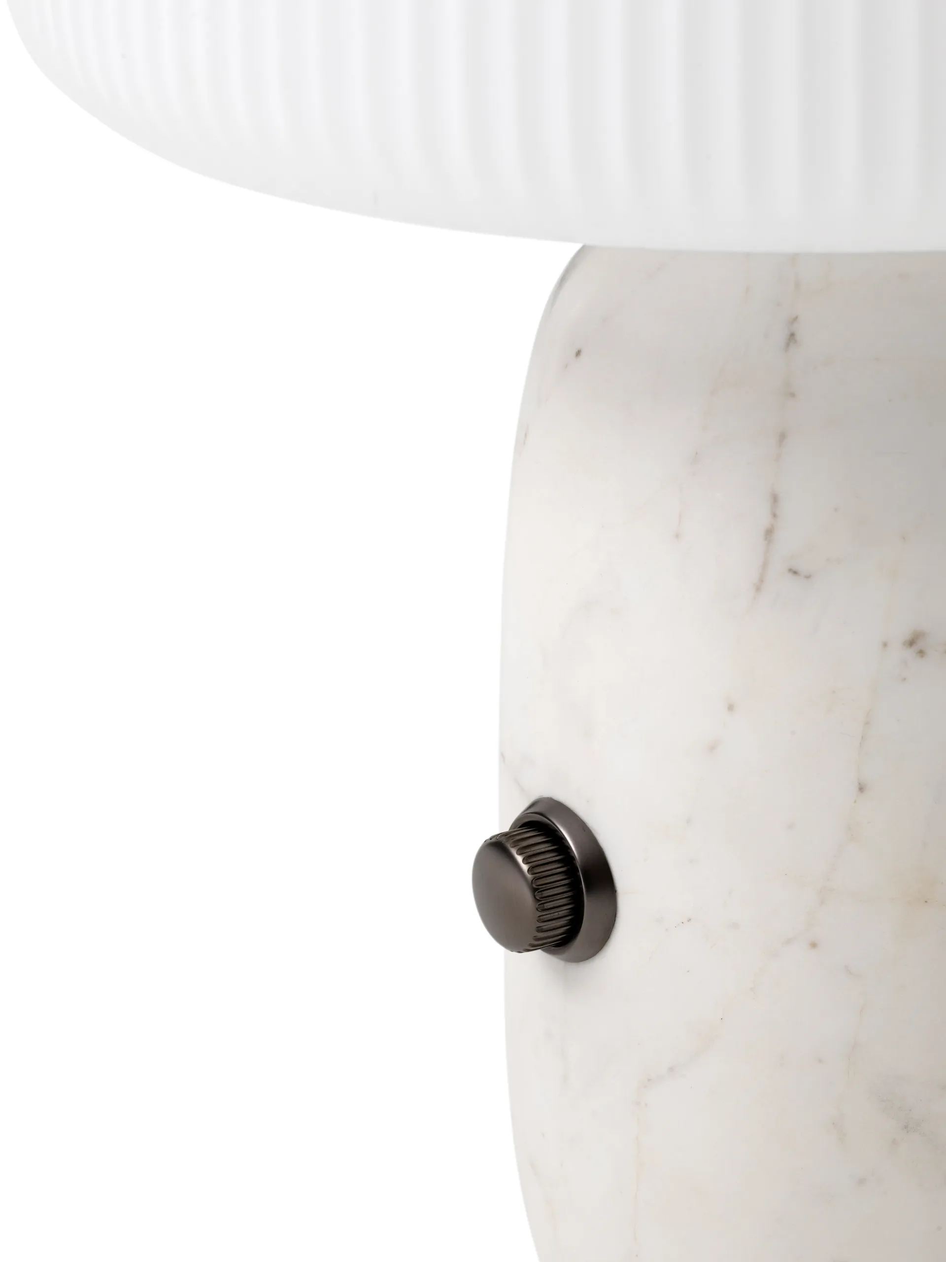 Vipp592 Sculpture bordslampa 52 cm, White marble Vipp