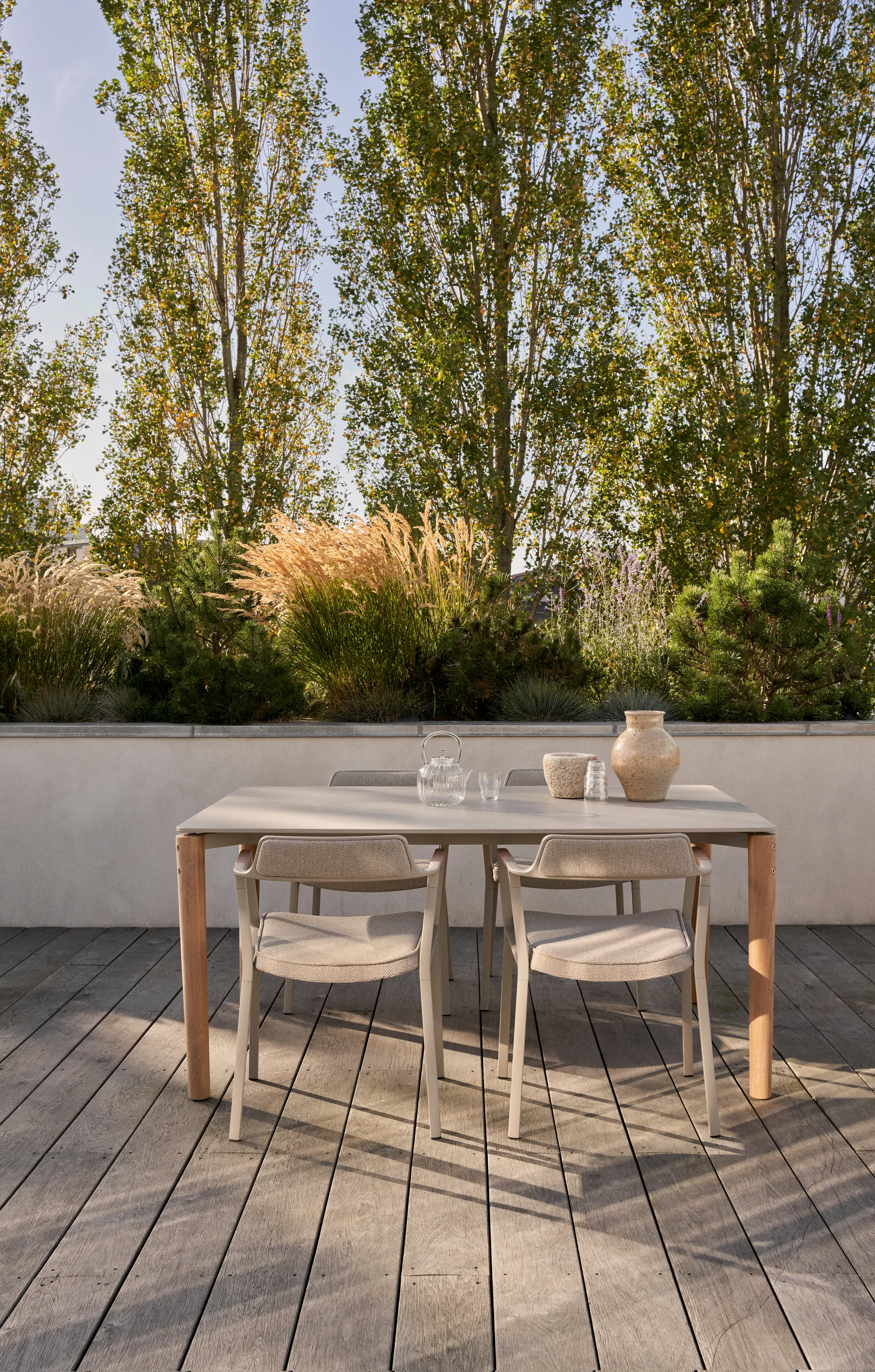 Vipp718 Open-Air table matbord 157 cm, Grey Vipp