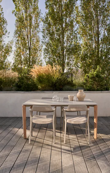 Vipp718 Open-Air table matbord 157 cm - Grey - Vipp