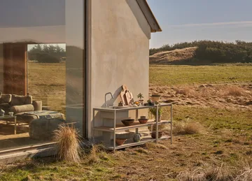 Vipp740 Open-Air köksmodul small - Warm grey, 59x59x93 cm - Vipp