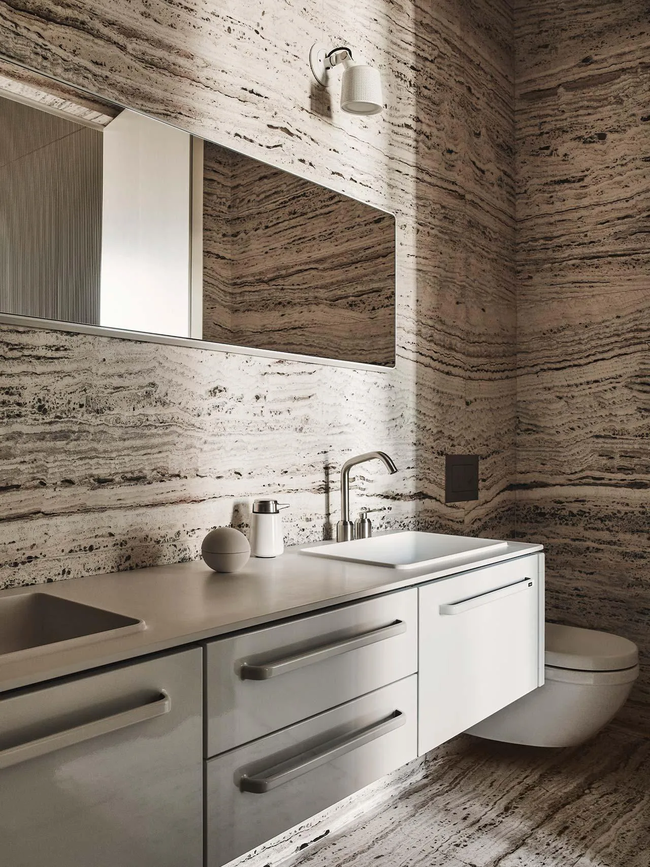 Vipp913 väggspegel large 50x186,4 cm, White Vipp