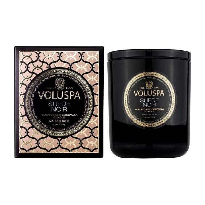 Classic Maison Noir doftljus 60 timmar - Suede Noir - Voluspa