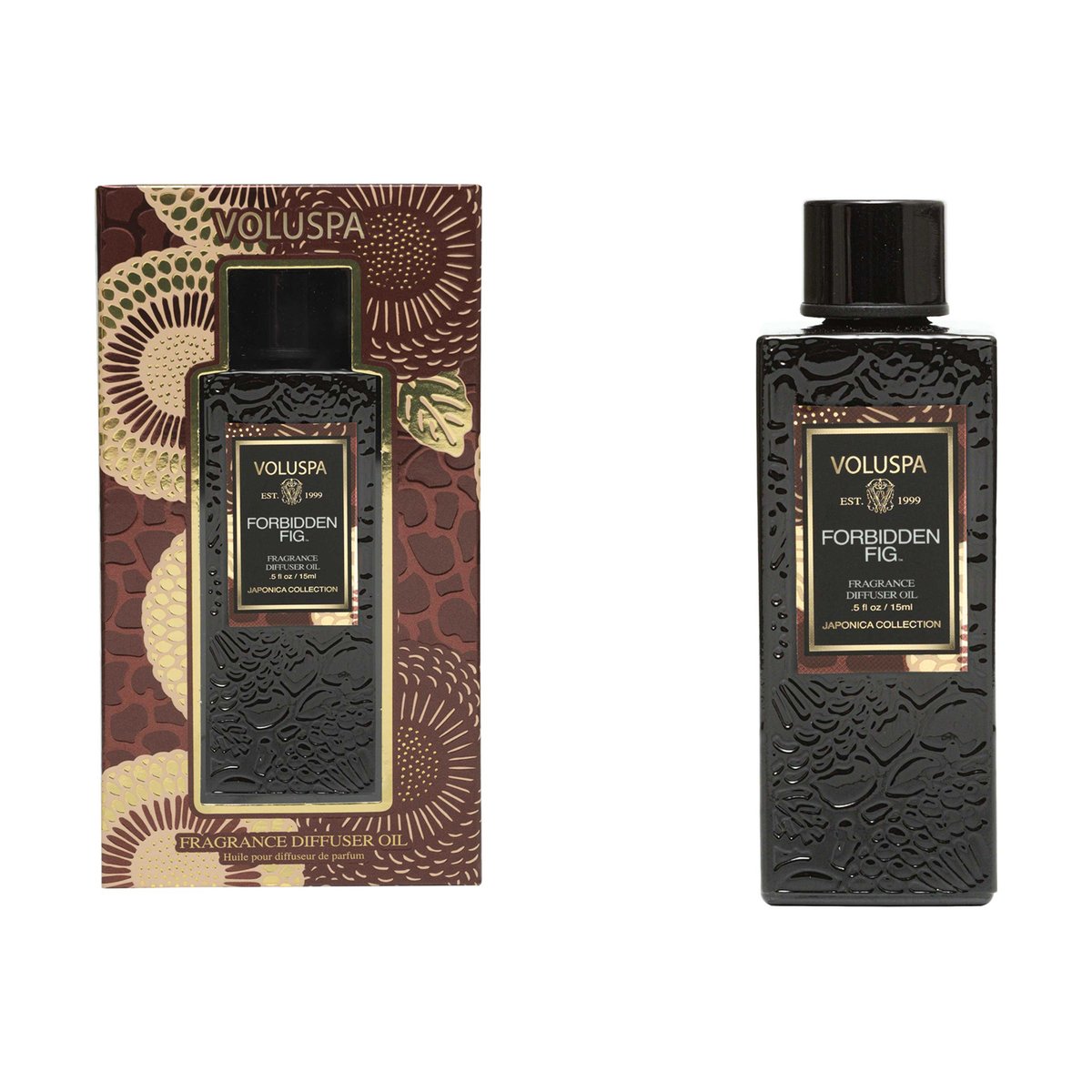 Voluspa Forbidden Fig eterisk olja 15 ml | Skandinavisk Design | Doftljus & Doftpinnar | Svart