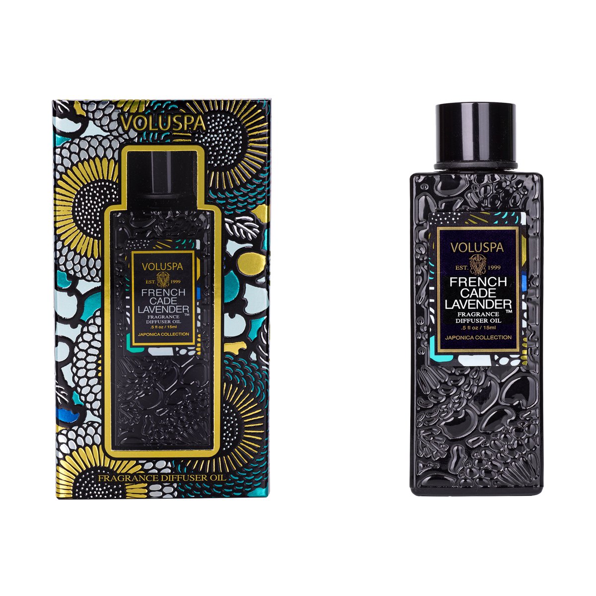 Voluspa French Cade & Lavender eterisk olja 15 ml | Skandinavisk Design | Doftljus & Doftpinnar | Svart