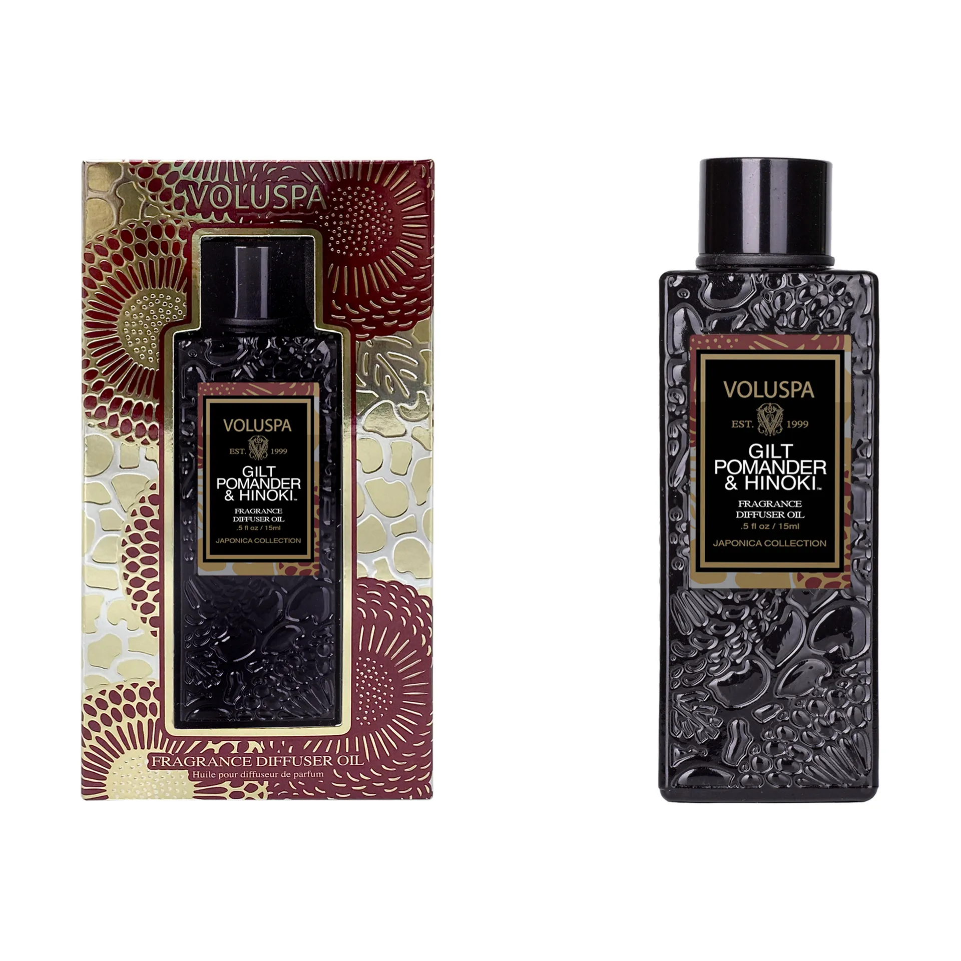 Gilt Pomander & Hinoki eterisk olja, 15 ml Voluspa