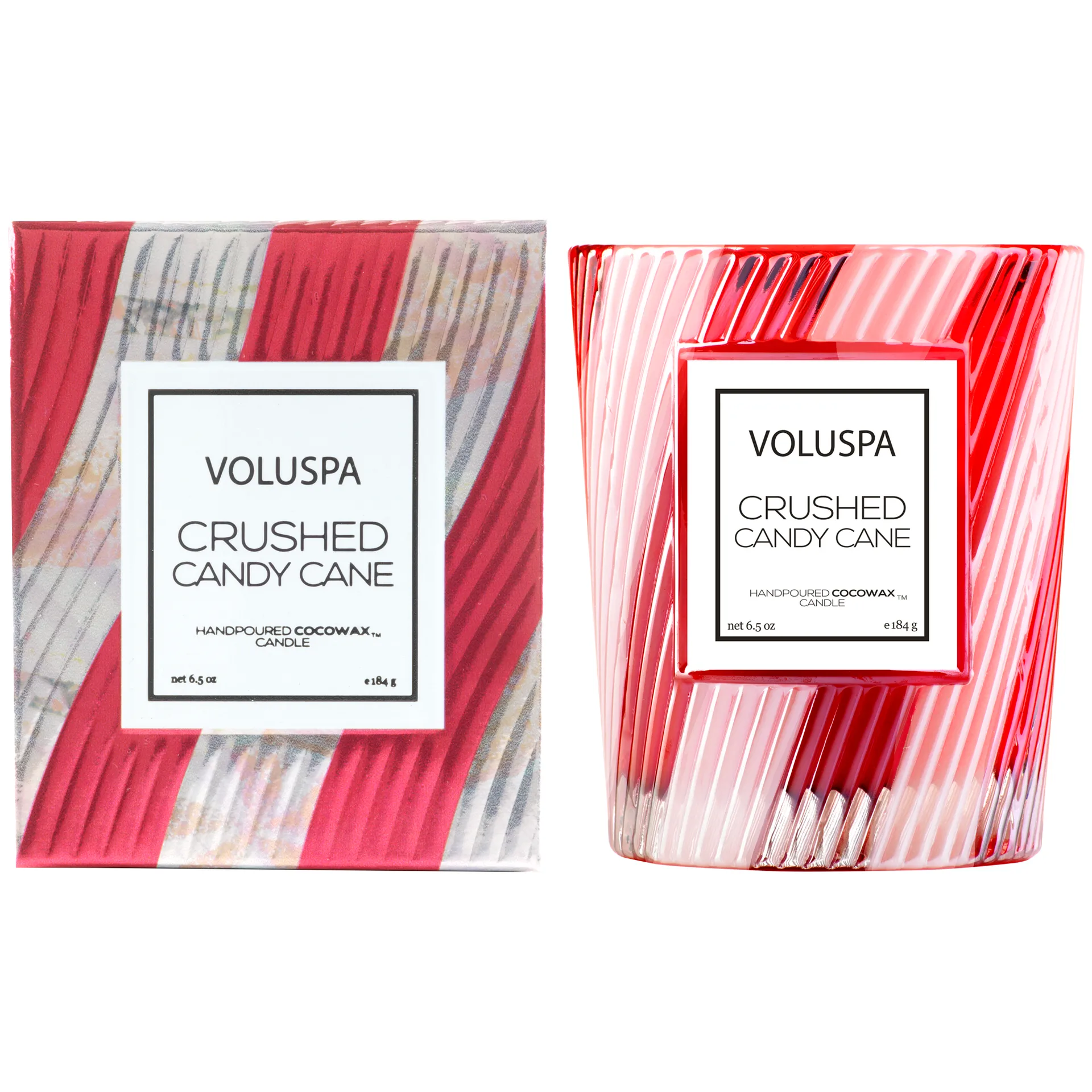 Limited Edition doftljus 40 timmar, Crushed Candy Cane Voluspa