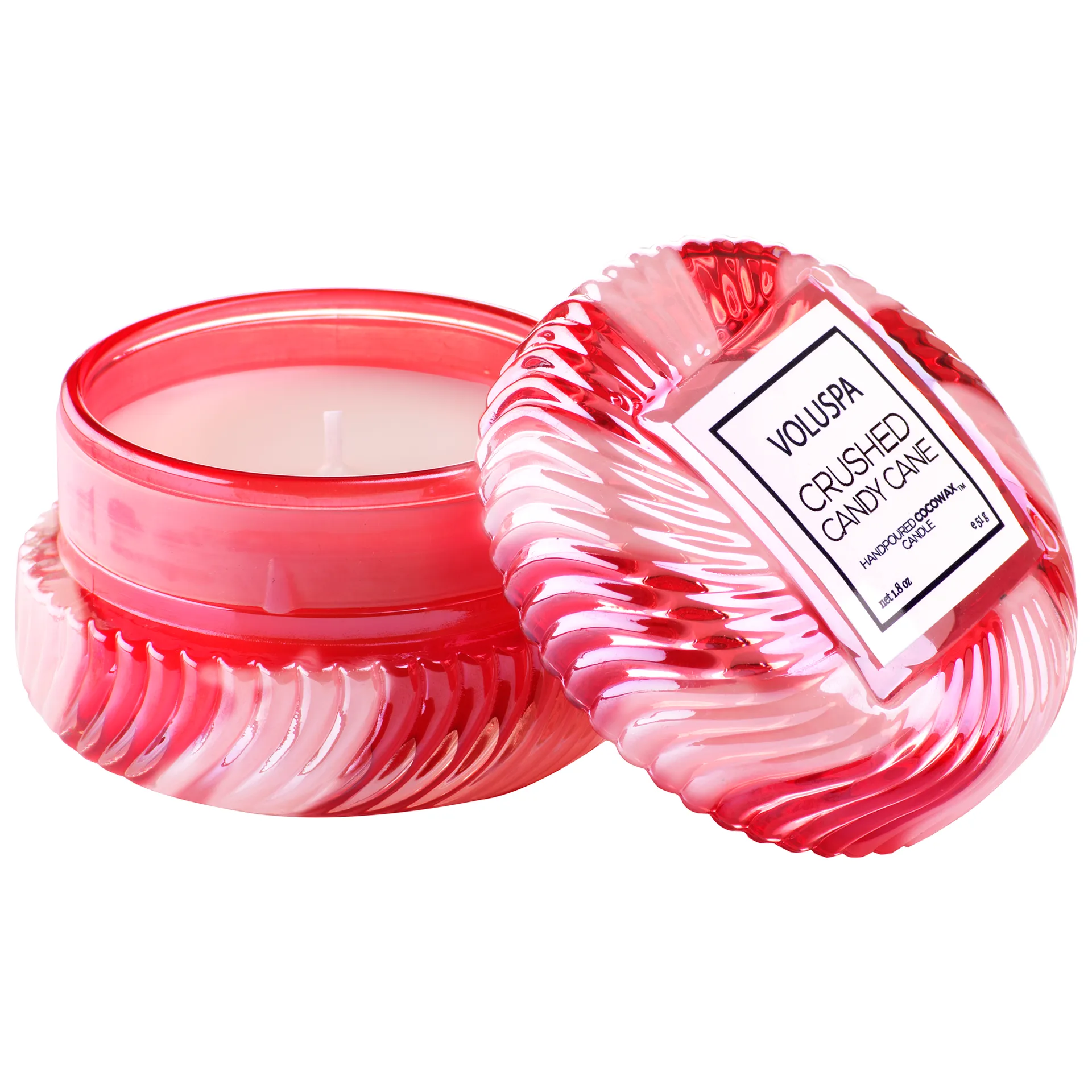 Limited Edition Macaron doftljus 15 timmar, Crushed Candy Cane Voluspa