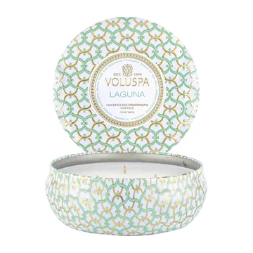 Maison Blanc 3-wick Tin doftljus 40 timmar - Laguna - Voluspa