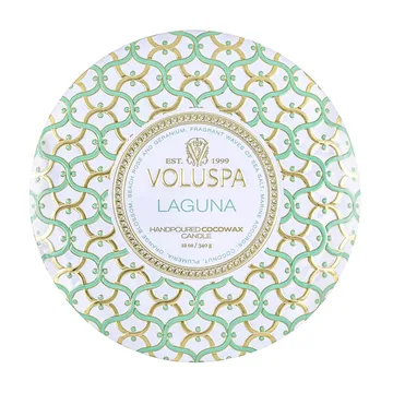 Maison Blanc 3-wick Tin doftljus 40 timmar - Laguna - Voluspa