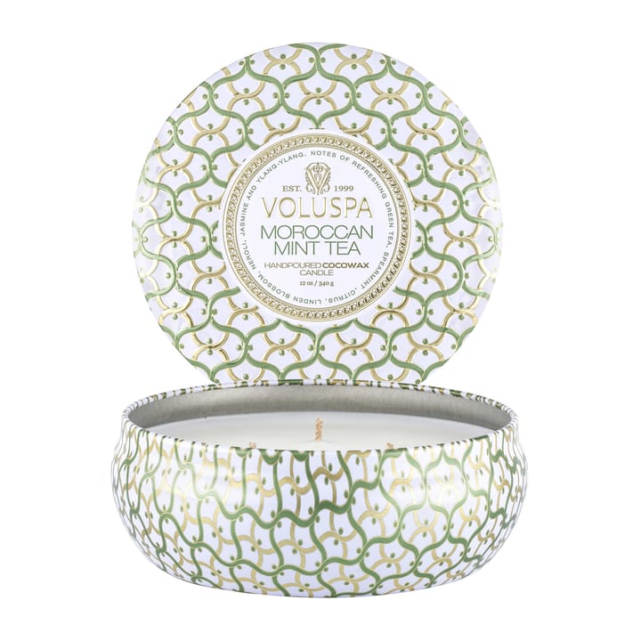 Maison Blanc 3-wick Tin doftljus 40 timmar - Moroccan Mint Tea - Voluspa