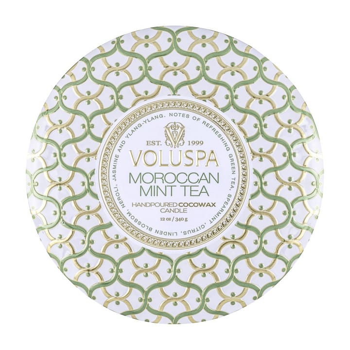 Maison Blanc 3-wick Tin doftljus 40 timmar - Moroccan Mint Tea - Voluspa