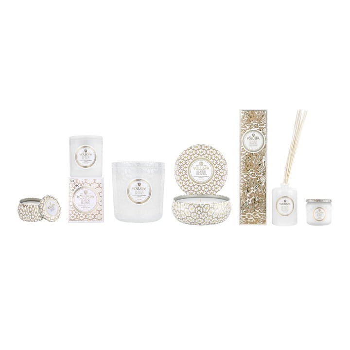 Maison Blanc 3-wick Tin doftljus 40 timmar, Suede Blanc Voluspa