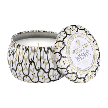 Maison Blanc Mini Tin doftljus 25 timmar - Gardenia Colonia - Voluspa