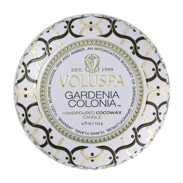 Maison Blanc Mini Tin doftljus 25 timmar - Gardenia Colonia - Voluspa