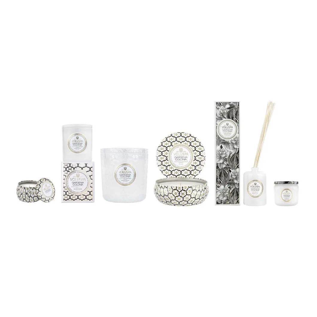 Maison Blanc Mini Tin doftljus 25 timmar, Gardenia Colonia Voluspa