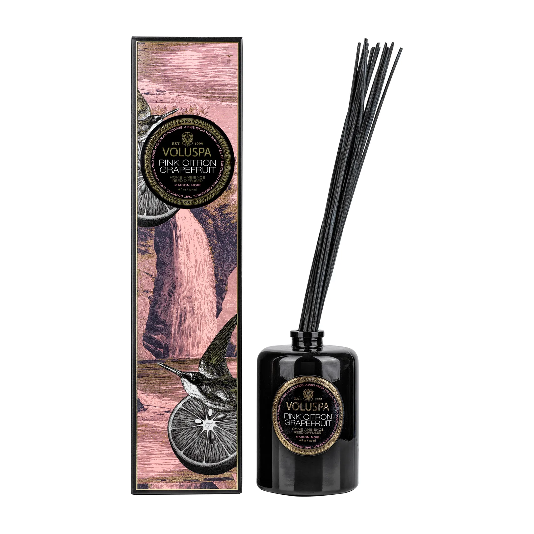 Maison Noir doftpinnar 177 ml, Pink Citron Grapefruit