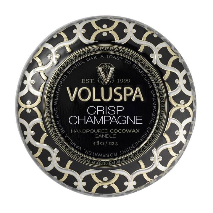 Maison Noir Mini Tin doftljus 25 timmar - Crisp Champagne - Voluspa