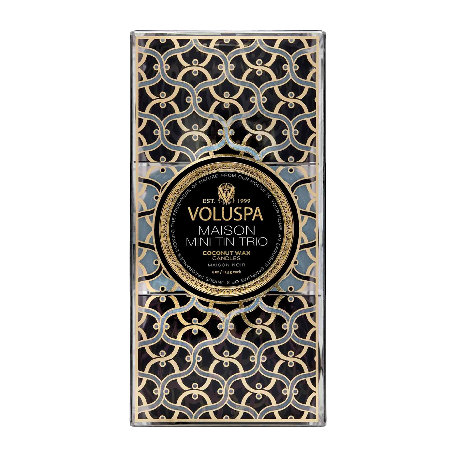 Maison Noir Minitin gåvoset 3-pack, 2022 Voluspa